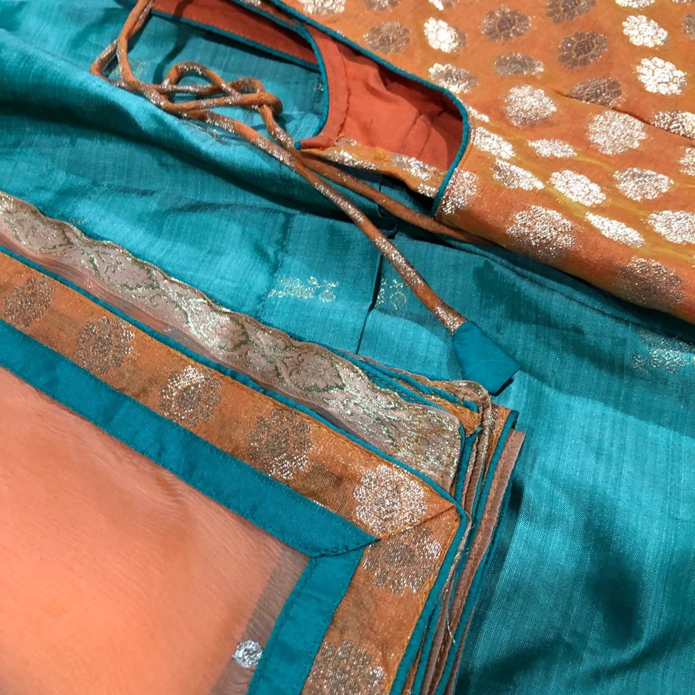 Kanjeevaram lehenga set